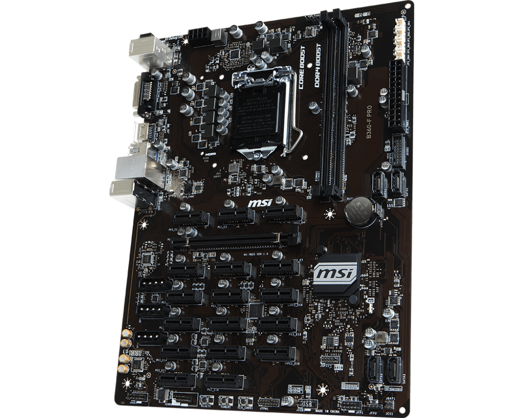 Msi b360 f pro настройка